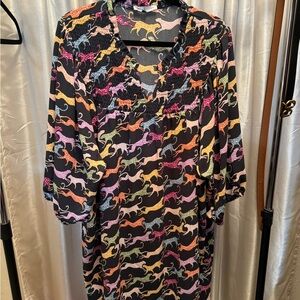 Michelle McDowell Animal Print Dress XXL
